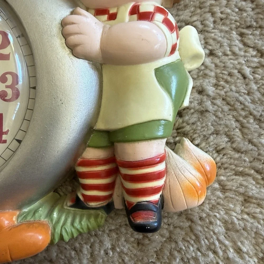 Vintage 1990 Campbells Soup Kids Wall Clock New Haven Quartz Burwood Kitchen USA